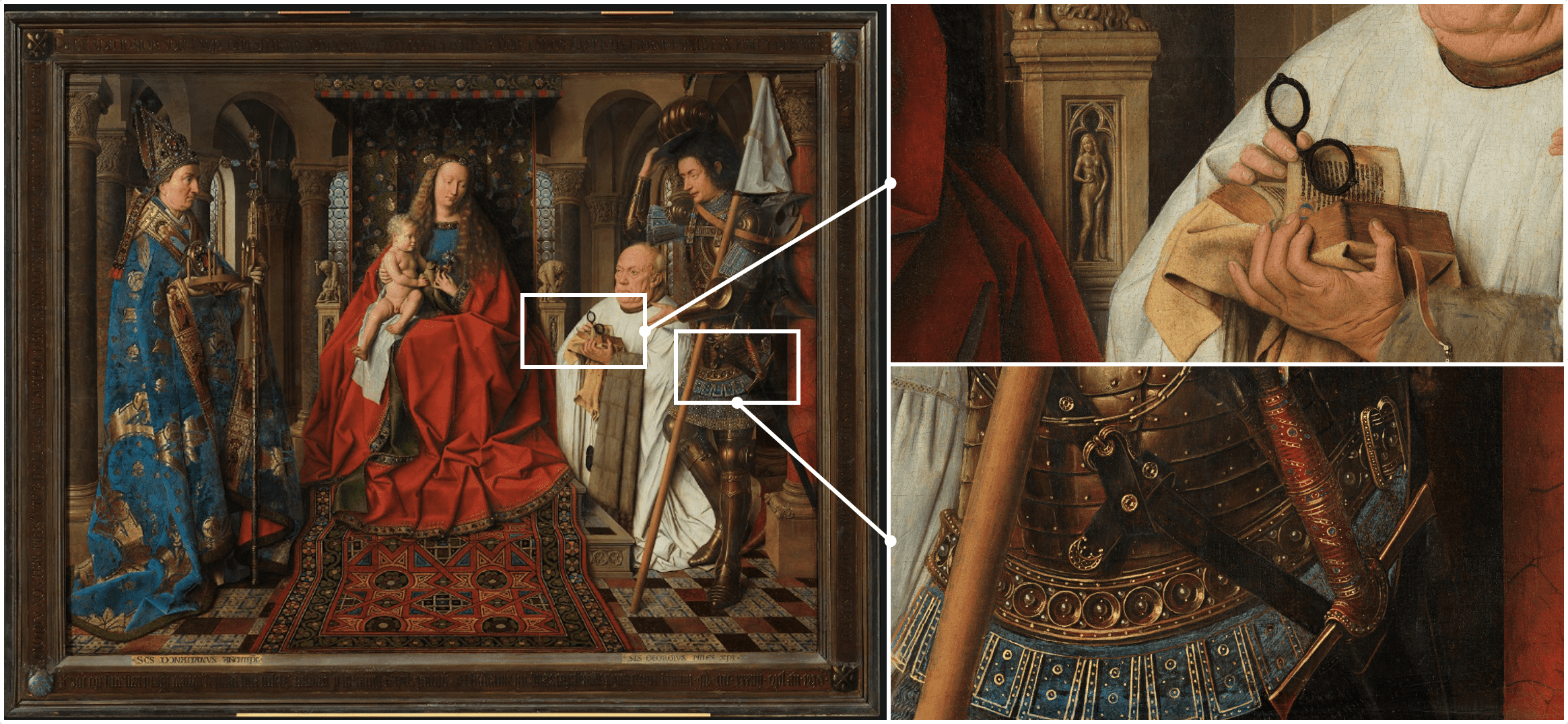Jan van Eyck pintura luz perspectiva