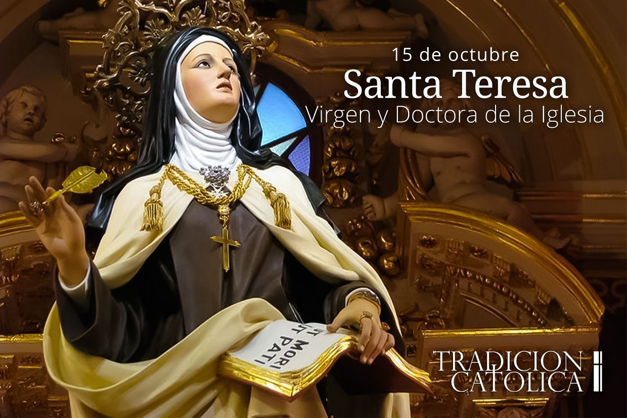 Santa Teresa inflamada reformando el Carmelo