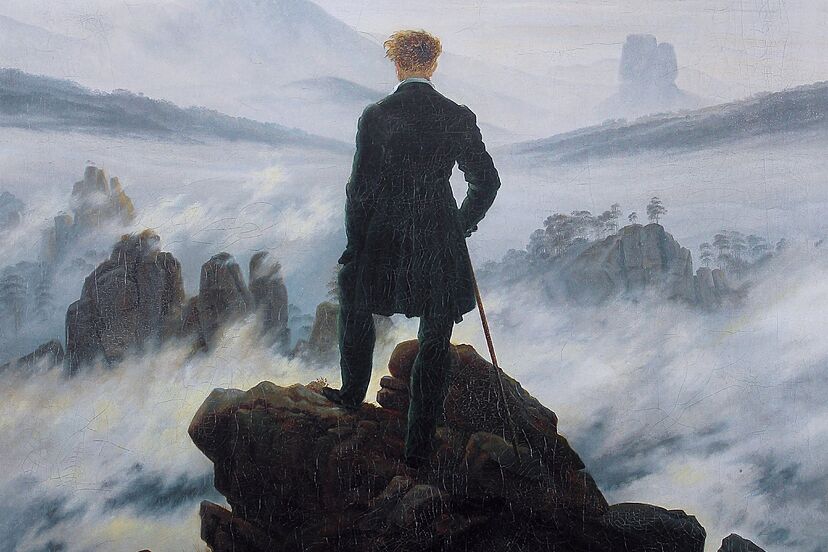 Pintura romántica de Caspar David Friedrich