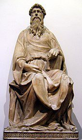 Escultura de Donatello en su vejez