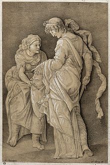 Por qué Judith mató a Holofernes 4 Judith sosteniendo la cabeza de Holofernes