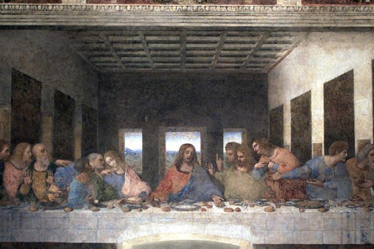 Qué dice El código Da Vinci en cuanto a Jesús 6 El Código Da Vinci pintura última cena