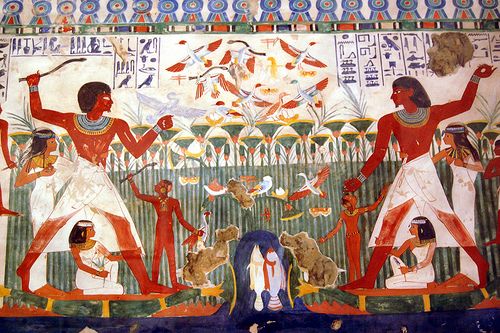 Qué expresaron los seres humanos mediante sus pinturas 3 Pinturas murales antiguo Egipto