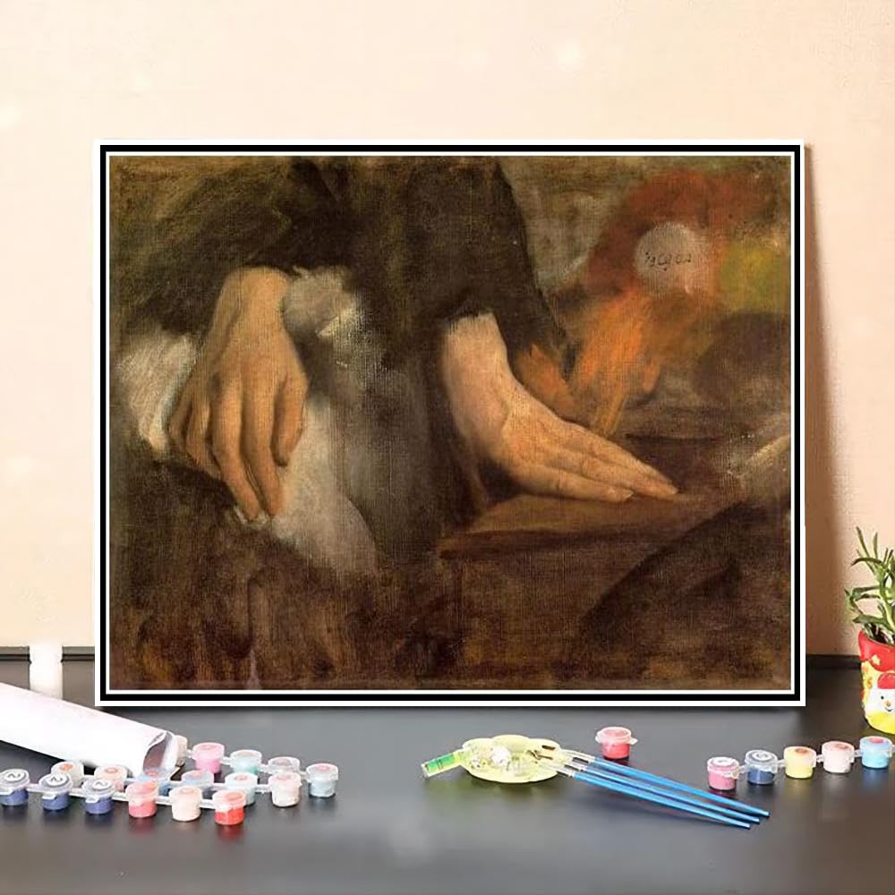Qué caracteriza a la pintura de e Degas 3 Degas pintando en su estudio