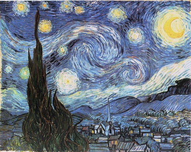Obra de arte post-impresionista famosa