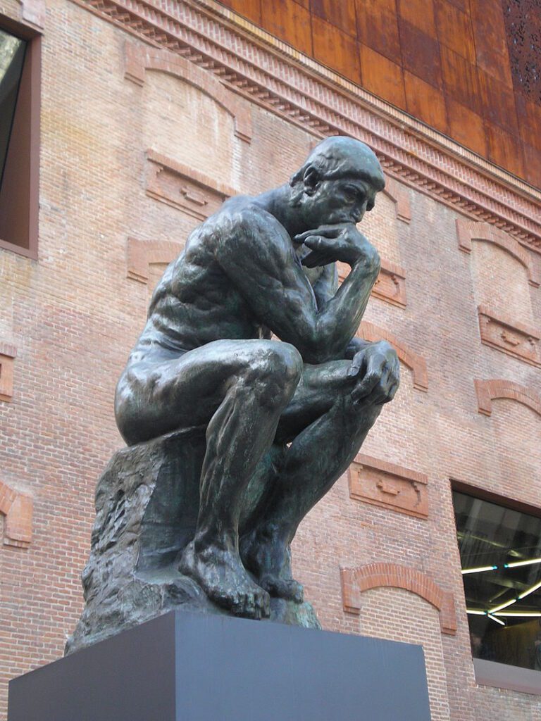 Quién fue Auguste Rodin destaca aspectos de su obra de arte 12 800px El pensador Rodin Caixaforum 2