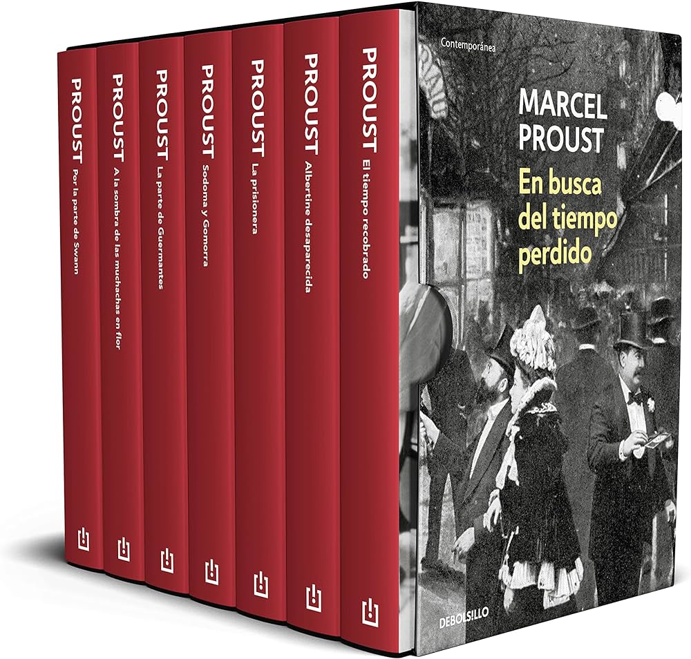 Portadas libros 'En busca del tiempo perdido'