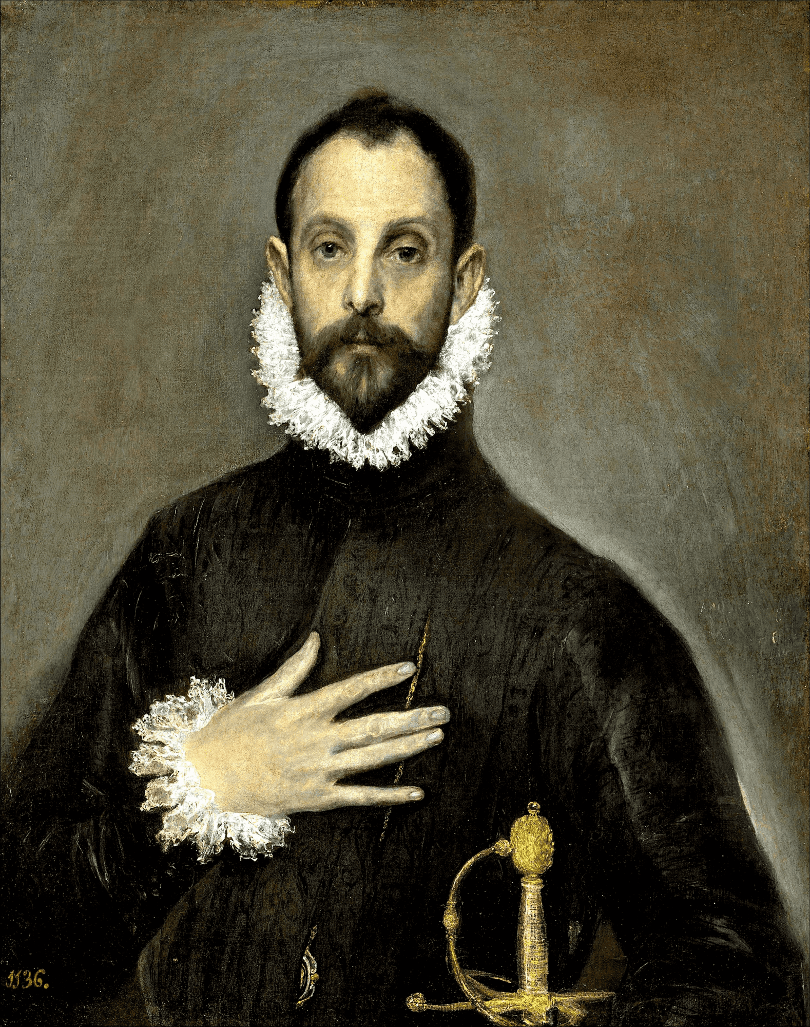 Qué obras sobresalen entre las pinturas del español Velázquez 4 El caballero de la mano en el pecho