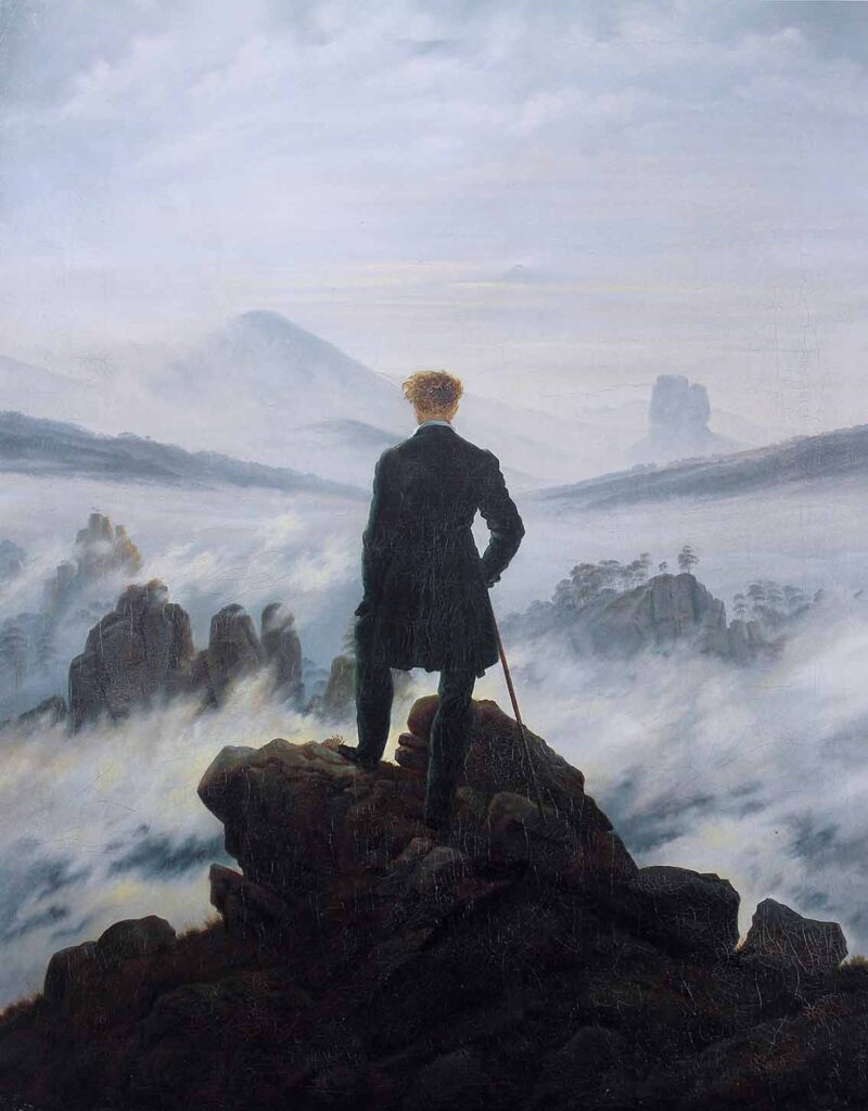 Qué pintaba Caspar David Friedrich 9 Caspar David Friedrich Wanderer above the sea of fog