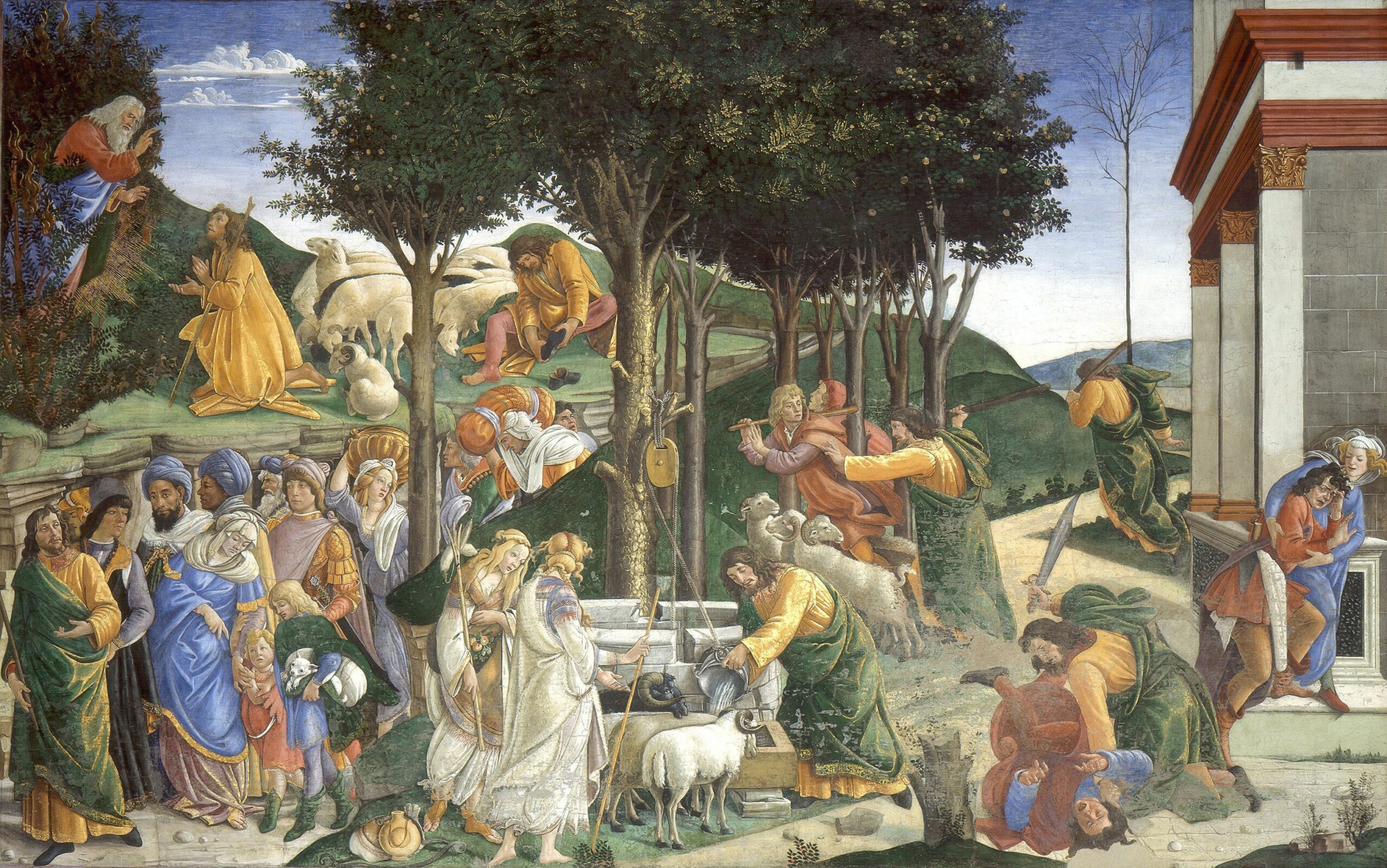 Botticelli Capilla Sixtina obras