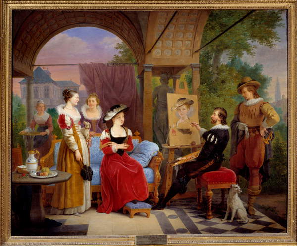 Pedro Pablo Rubens: Pinceladas de un Maestro 3 Joven Rubens pintando en su estudio