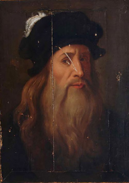 Qué artistas representan al Renacimiento italiano 3 Retrato de Leonardo da Vinci
