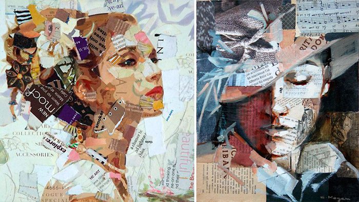 Collage de diferentes corrientes artísticas