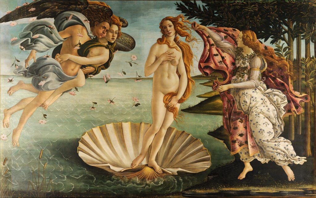 Qué pinto Botticelli en la Capilla Sixtina 1 WEB3 Botticelli BIRTH OF VENUS pd