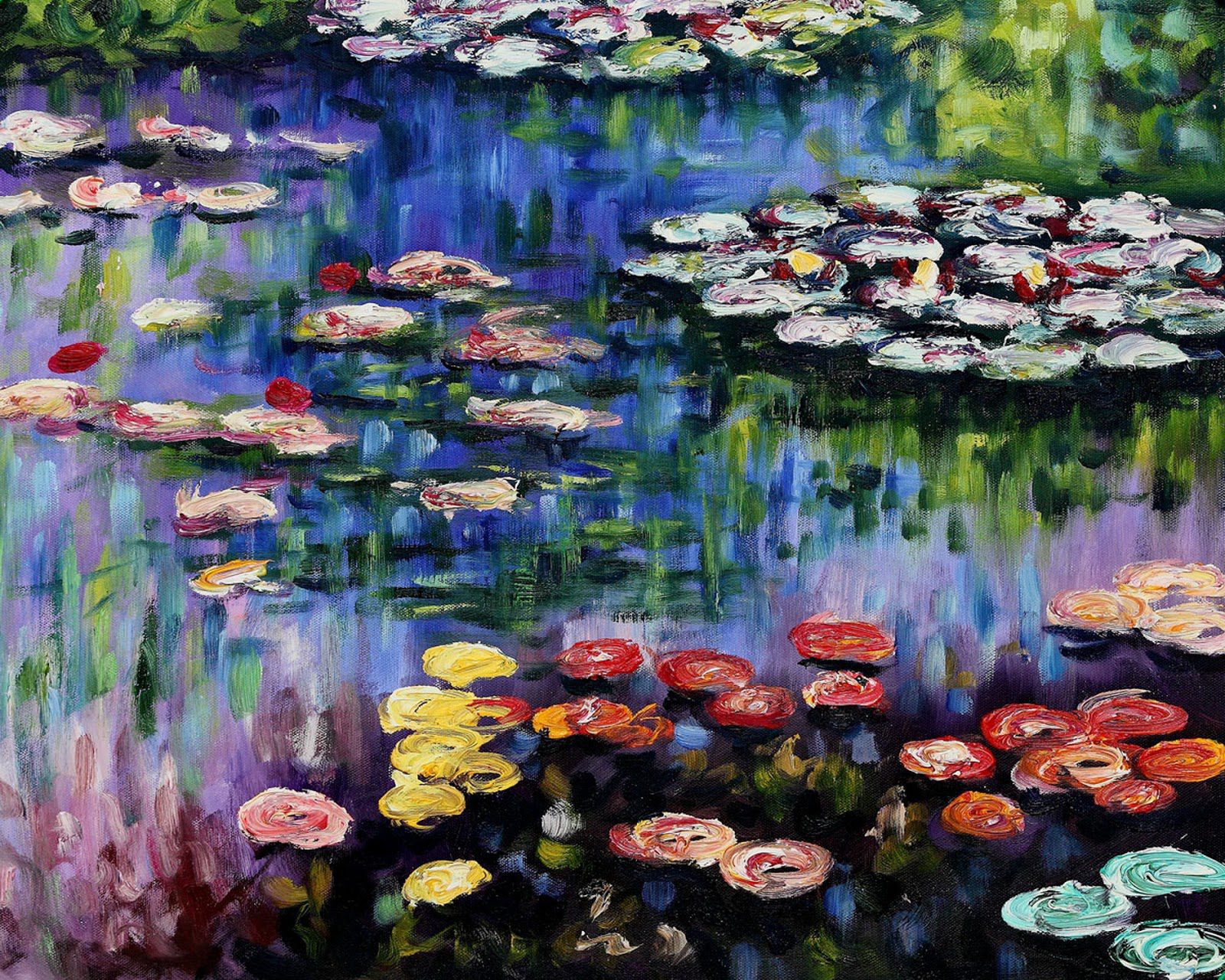 Cuántas obras Pinto Claude Monet 4 Nenúfares de Claude Monet