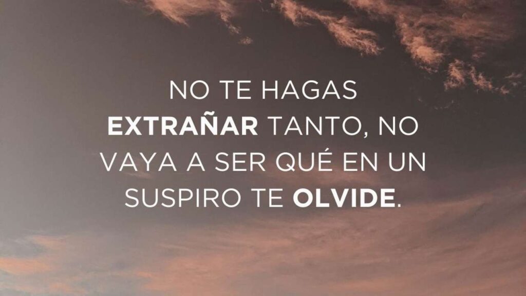 amor olvido