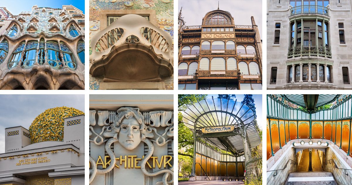 Art Nouveau: Explorando su Impacto en Arte e Historia 3 Art Nouveau arquitectura ornamental