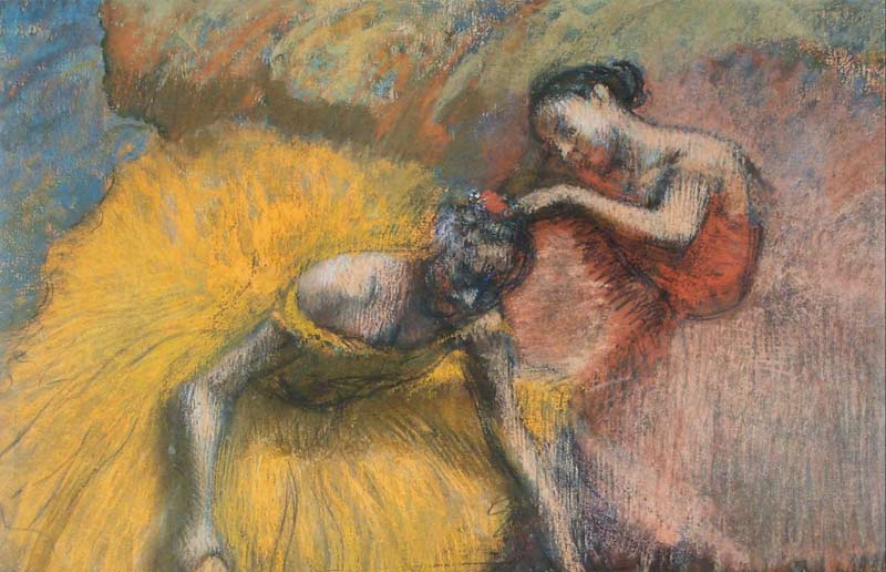 Qué caracteriza a la pintura de e Degas 4 Degas pintando en estilo impresionista
