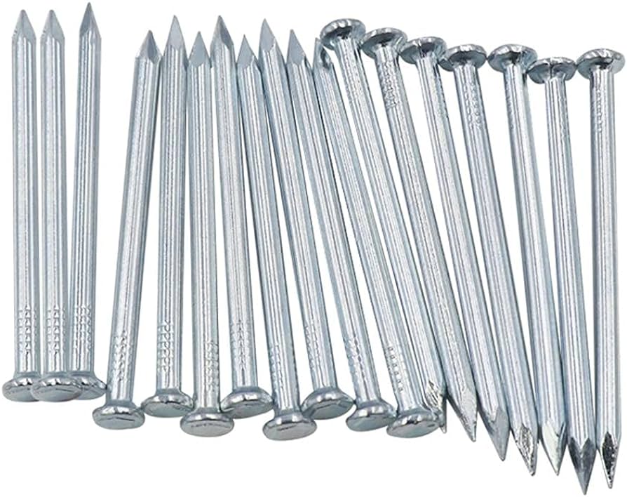 Cómo trabaja un herrero para fabricar clavos de hierro 12 clavos hierro
