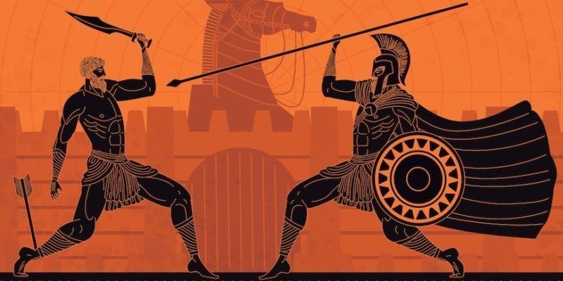 Qué rasgos conservo el género narrativo del género épico 5 Ilustración de una épica literaria antigua