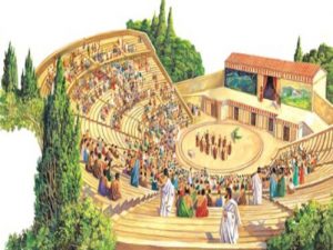 Cuáles fueron los escritores que impulsaron el teatro griego medieval 3 Teatro griego medieval