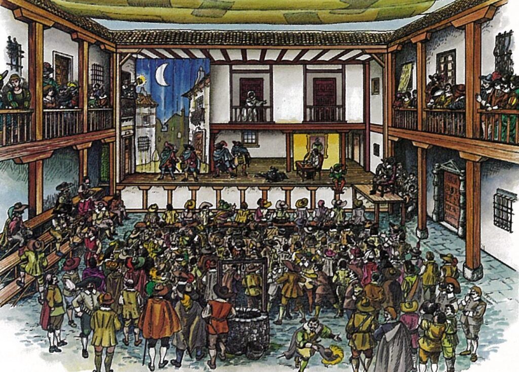 Cuáles son las características del escenario o teatro español del Siglo de Oro 1 imagen corral de comedias 1
