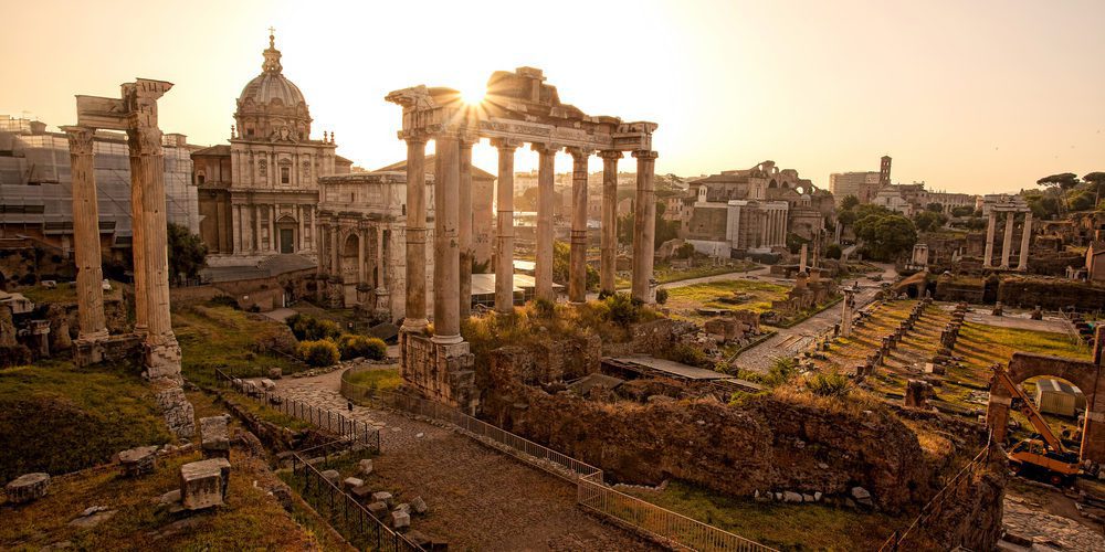 Ruinas del Imperio Romano de Occidente
