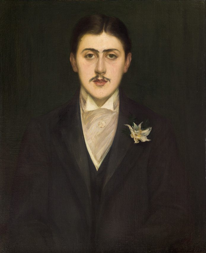 Retrato de Marcel Proust leyendo
