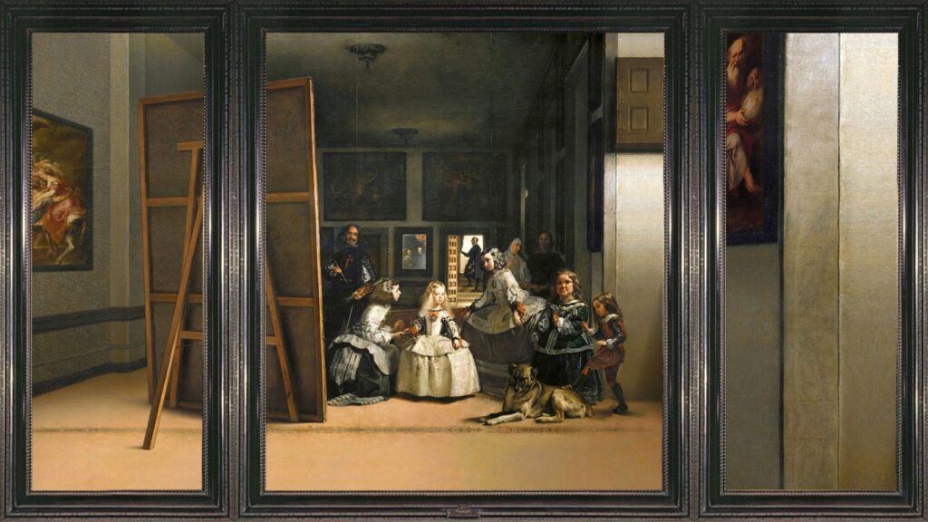 Que se refleja en el espejo de Las meninas 9 las meninas encuadre inicial para 360c2ba