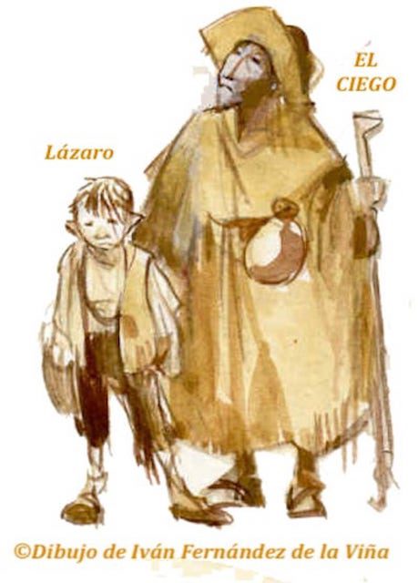 Cómo se llaman los amos del Lazarillo de Tormes 5 Lázaro de Tormes con sus amos