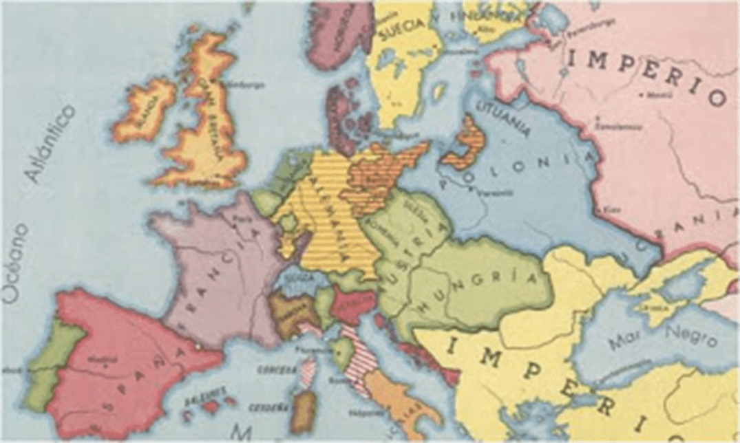 Cuándo y dónde surgió el arte barroco 3 Mapa Europa siglo XVII arte barroco