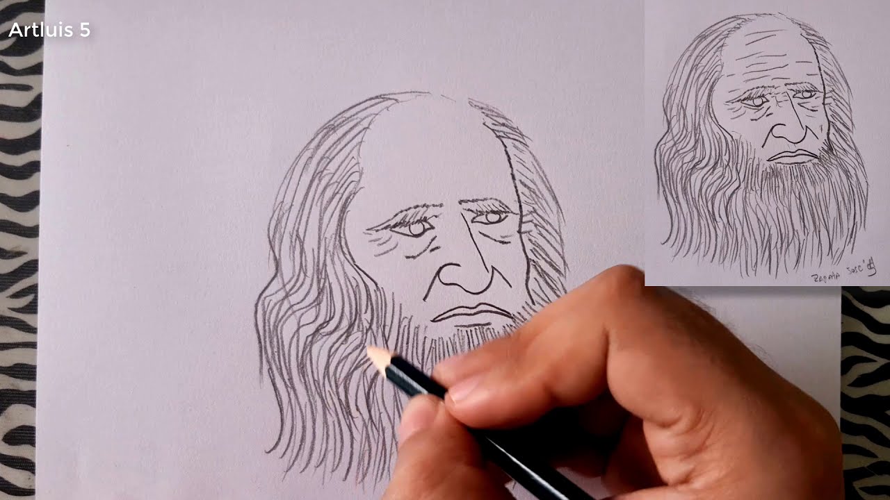 Dónde nació Leonardo da Vinci y en qué contexto 4 Leonardo da Vinci como niño dibujando
