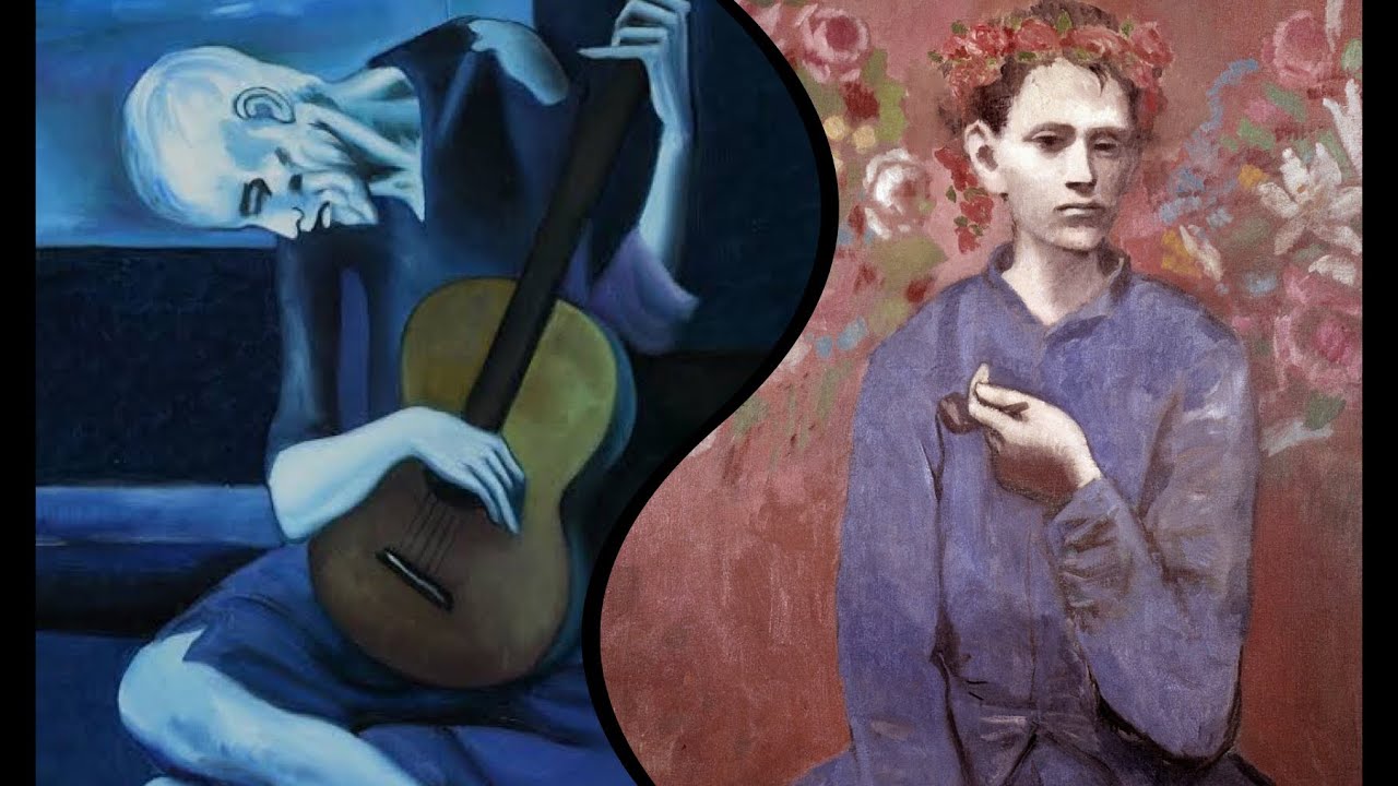 Cuándo se empezó a hacer famoso Picasso 3 Pintura época azul y rosa Picasso