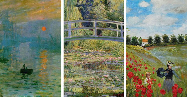 Pintura impresionista de Claude Monet