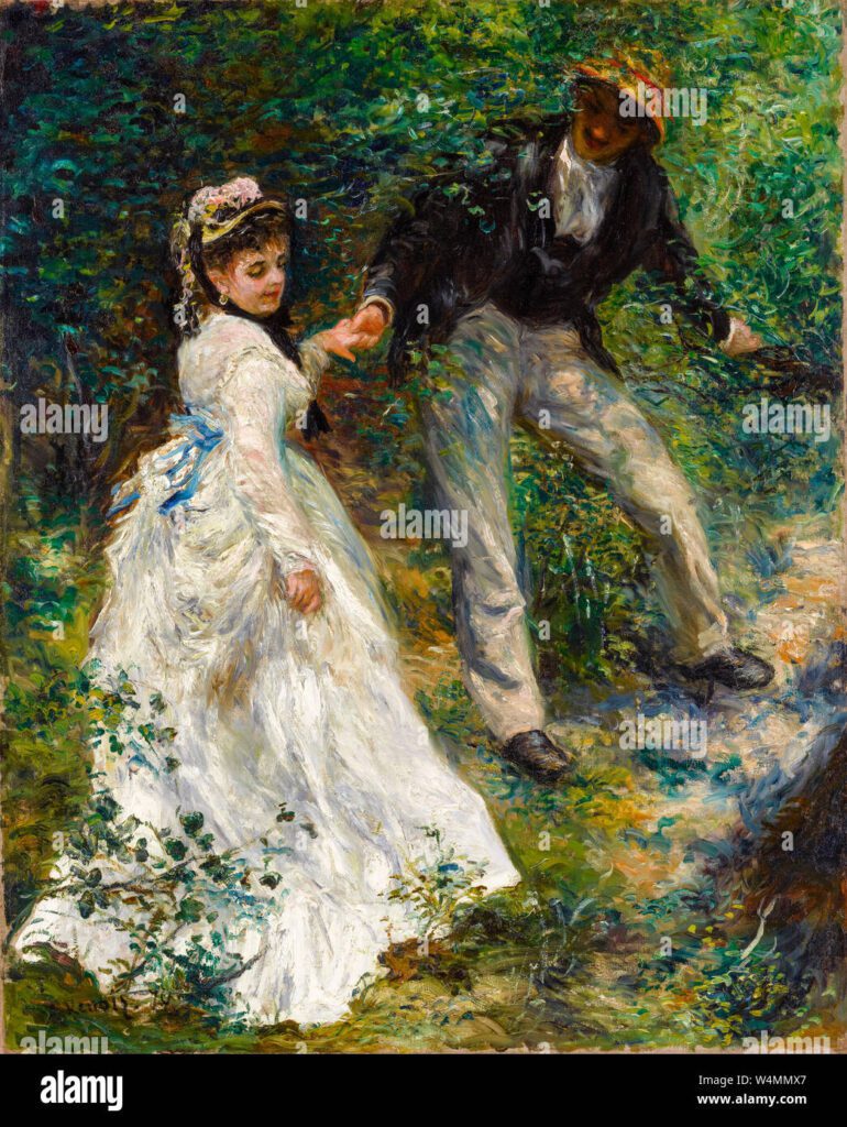 Qué pintaba Pierre-Auguste Renoir 5 pierre auguste renoir la pintura la promenade 1870 w4mmx7