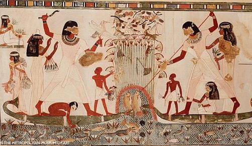 Pinturas murales antiguas de Egipto