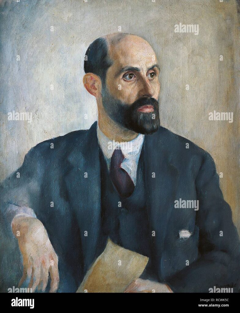 portrait of juan ramn jimnez 1881 1958 museum fundacin juan ramn jimnez moguer author bonaf juan RCWK5C