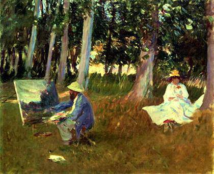 Técnica de Monet en Impresión 3 Monet pintando al aire libre