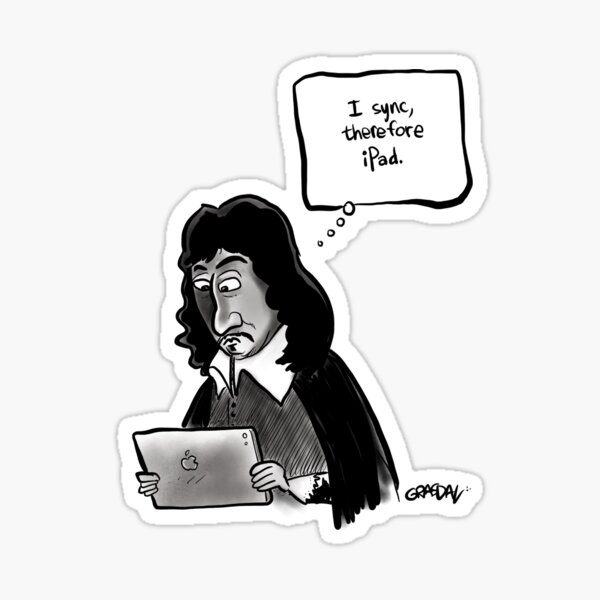 René Descartes pensando