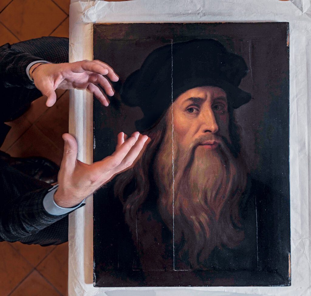 Quién es Leonardo Da Vinci y sus obras 27 tavola lucana leonardo retrato 3