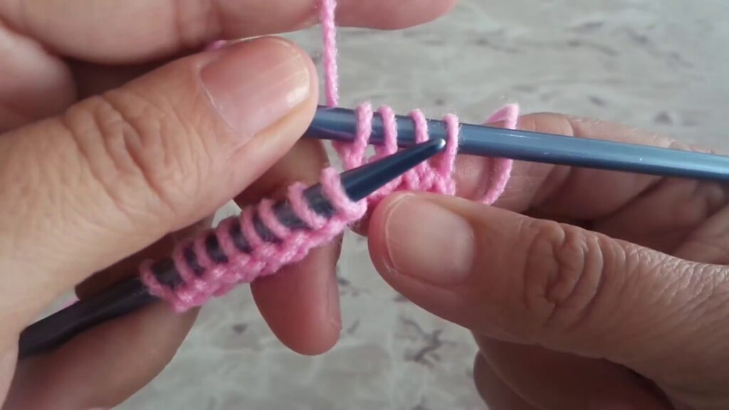 Cómo aprender puntos básicos en dos agujas paso a paso 6 tejer agujas