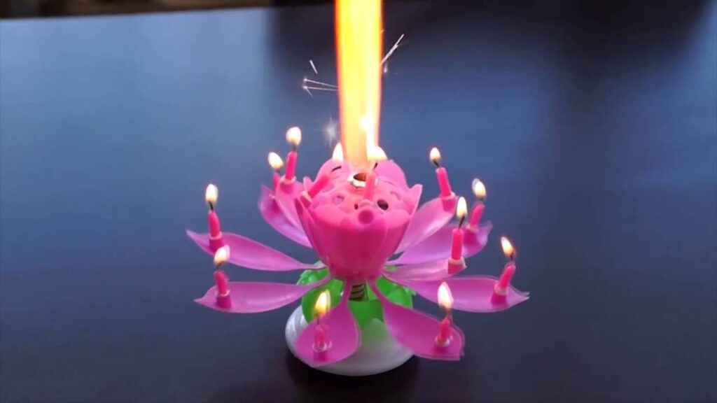 vela flor
