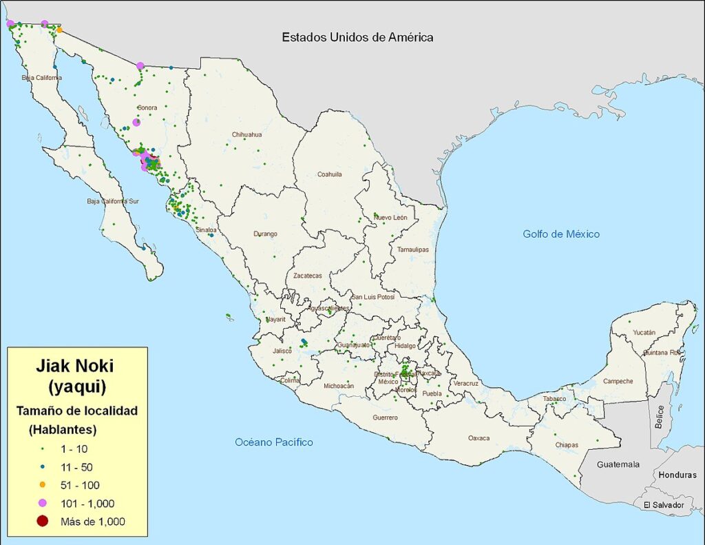 yaqui espanol